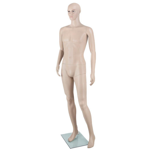 186cm Tall Full Body Male Mannequin - Skin Coloured - Amazingooh Wholesale