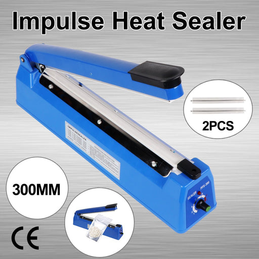 300mm Impulse Heat Sealer Sealing SAA Machine Electric Plastic Poly Bag - Amazingooh Wholesale