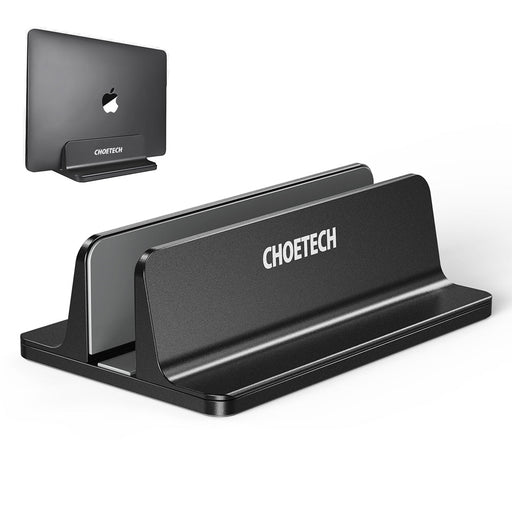 CHOETECH H038-BK Desktop Aluminum Stand With Adjustable Dock Size for Laptops and Tablets - Amazingooh Wholesale