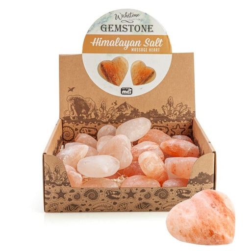 Gemstone Himalayan Salt Massage Heart - Amazingooh Wholesale
