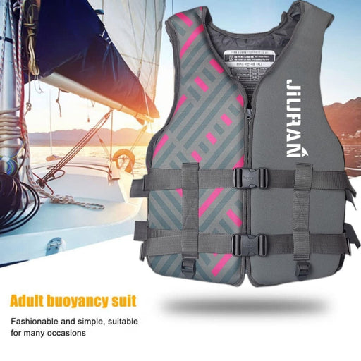 Life Jacket for Unisex Adjustable Safety Breathable Life Vest for Men Women(Grey-XL) - Amazingooh Wholesale