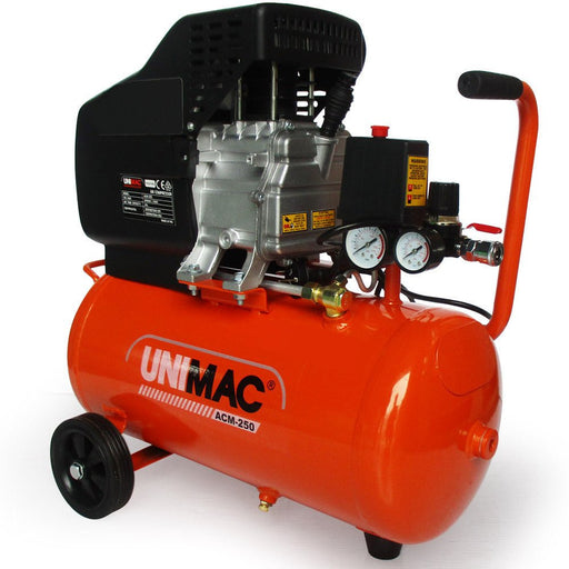 UNIMAC Air Compressor 24L 2HP Electric Portable Inflator Direct Tank Pump Oil - Amazingooh Wholesale