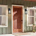 1 x Matte Black Hardwired Outdoor Wall Lantern Sconce - Amazingooh Wholesale