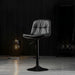 2 Pcs Bar Stools Kitchen Bar Stool Leather Barstools Swivel Gas Lift Counter Chairs BS8406 Khaki - Amazingooh Wholesale