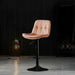 2 Pcs Bar Stools Kitchen Bar Stool Leather Barstools Swivel Gas Lift Counter Chairs BS8406 Khaki - Amazingooh Wholesale
