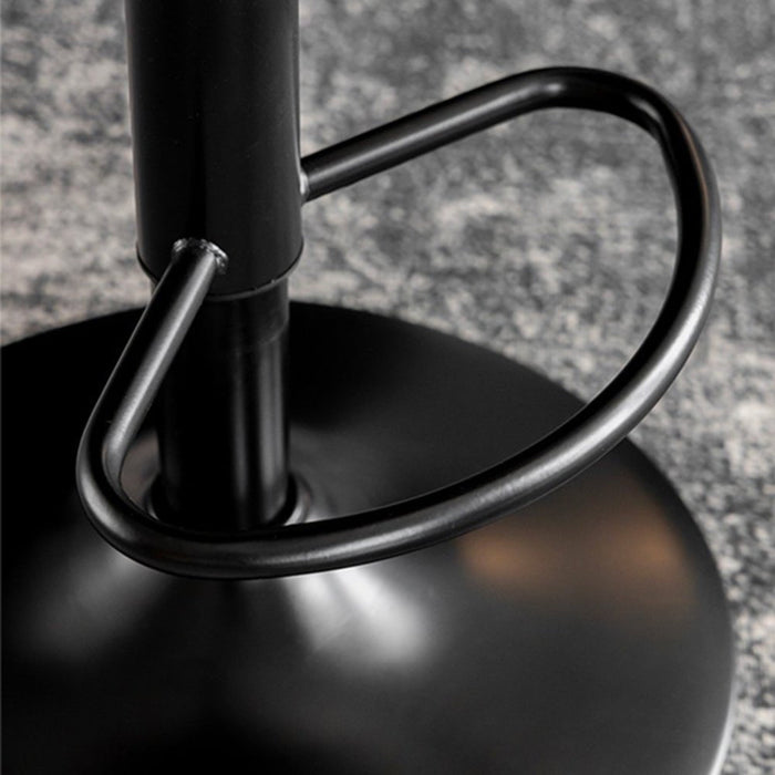 2 Pcs Bar Stools Kitchen Bar Stool Leather Barstools Swivel Gas Lift Counter Chairs BS8406 Khaki - Amazingooh Wholesale