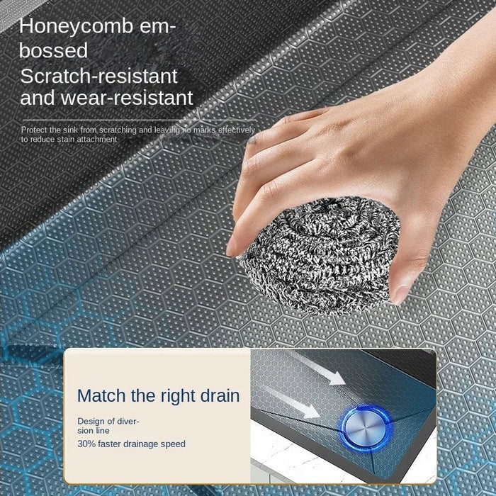 2024 80x45cm Integrated Waterfall Kitchen Sink Honeycomb Technology Large Digitial Display Stainless Steel Water Filter Cup Washer - Amazingooh Wholesale