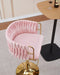 2x Height Adjustable Pink Swivel Bar Stool Velvet Golden Round Base Barstools Chairs - Amazingooh Wholesale