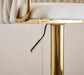 2x Height Adjustable Pink Swivel Bar Stool Velvet Golden Round Base Barstools Chairs - Amazingooh Wholesale