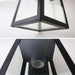 2x Outdoor Wall Light Porch Yard Tempered Glass Lantern Lamp Black IP44 - Amazingooh Wholesale