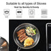 316 Stainless Steel Frying Pan Non - Stick Cooking Frypan Cookware 30cm Honeycomb - Amazingooh Wholesale