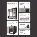 80cm Aluminum Modern Bathroom Vanity Single - Sink & Faucet & Mirrors Set for Bathroom - Amazingooh Wholesale