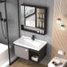 80cm Aluminum Modern Bathroom Vanity Single - Sink & Faucet & Mirrors Set for Bathroom - Amazingooh Wholesale