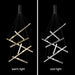 Adjustable Pendant Light for Double - Storey Villa Commercial Use with Soft Light and Eye Protection Black Aluminum & Silicone - Amazingooh Wholesale