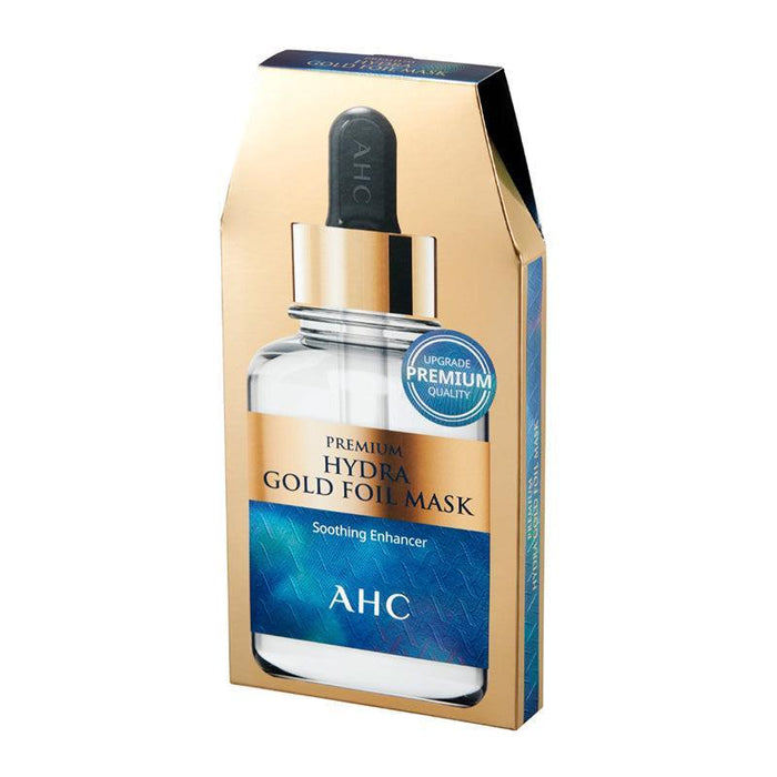 AHC Premium Hydra Gold Foil Mask Soothing Enhancer (5pcs/Box) - Amazingooh Wholesale