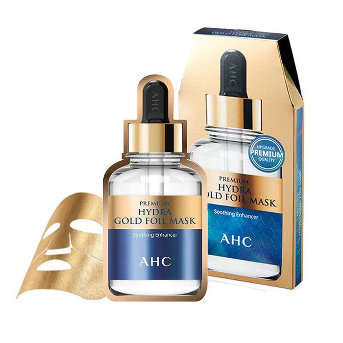 AHC Premium Hydra Gold Foil Mask Soothing Enhancer (5pcs/Box) - Amazingooh Wholesale