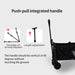 AMX Folding Beach Wagon Cart Trolley Garden Outdoor Picnic Camping Sports Market Collapsible Shop 5 inch Black Color - Amazingooh Wholesale