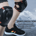 AMX Knee Pads, Knee Elbow Pads and Wrist Guards Protective Gear Set (Medium - Red) - Amazingooh Wholesale