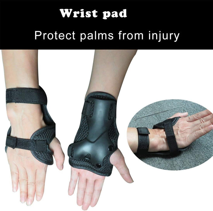 AMX Knee Pads, Knee Elbow Pads and Wrist Guards Protective Gear Set (Medium - Red) - Amazingooh Wholesale