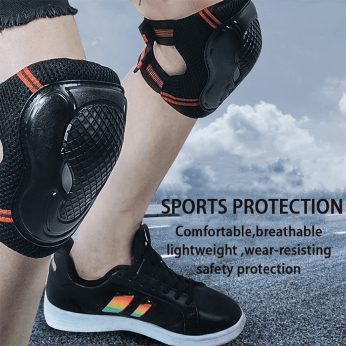 AMX Knee Pads, Knee Elbow Pads and Wrist Guards Protective Gear Set (Small - Blue) - Amazingooh Wholesale