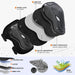 AMX Knee Pads, Knee Elbow Pads and Wrist Guards Protective Gear Set (Small - Blue) - Amazingooh Wholesale