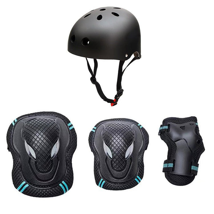 AMX Knee Pads, Knee Elbow Pads and Wrist Guards Protective Gear Set (Small - Blue) - Amazingooh Wholesale