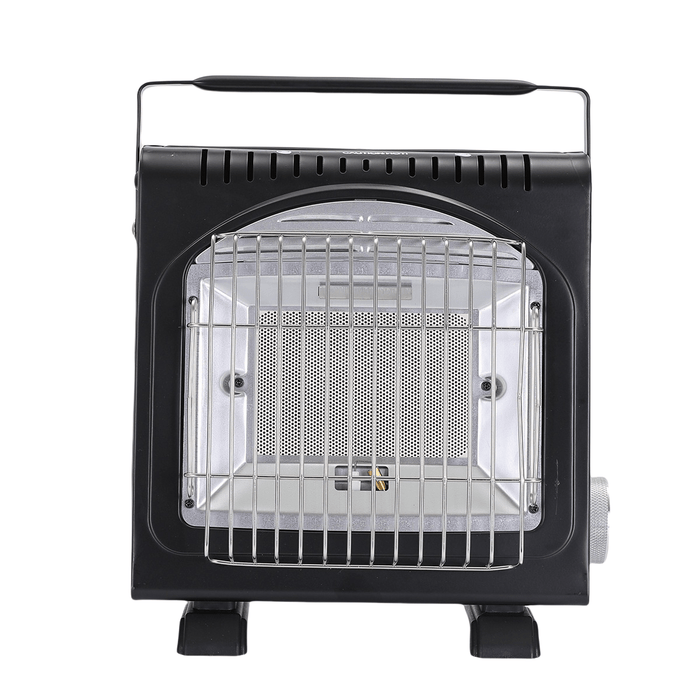 AMZ 1700W 2 - in - 1 Portable Outdoor Camping Butane Gas Heater Stove Steel Iron Aluminium Metal Manual Application for Travel - Amazingooh Wholesale