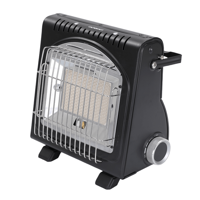 AMZ 1700W 2 - in - 1 Portable Outdoor Camping Butane Gas Heater Stove Steel Iron Aluminium Metal Manual Application for Travel - Amazingooh Wholesale