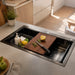 AMZ 900x500mm Gun Metal Grey Nano Single Bowl Kitchen Sink with Workstation Accessories - Amazingooh Wholesale