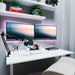 AMZ Electric Height Adjustable Standing Desk 120x60cm Sit Stand Desk Top for Home Office (White Frame + White Desktop) (Copy) - Amazingooh Wholesale