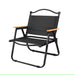 AMZ Folding Camping Chair, Portable Camping Chair, Lightweight Camping Backpacking Chair, Outdoor Beach Chair for Camping Hiking Garden Travel Beach Picnic BBQ Outdoor (Black, Large) - Amazingooh Wholesale