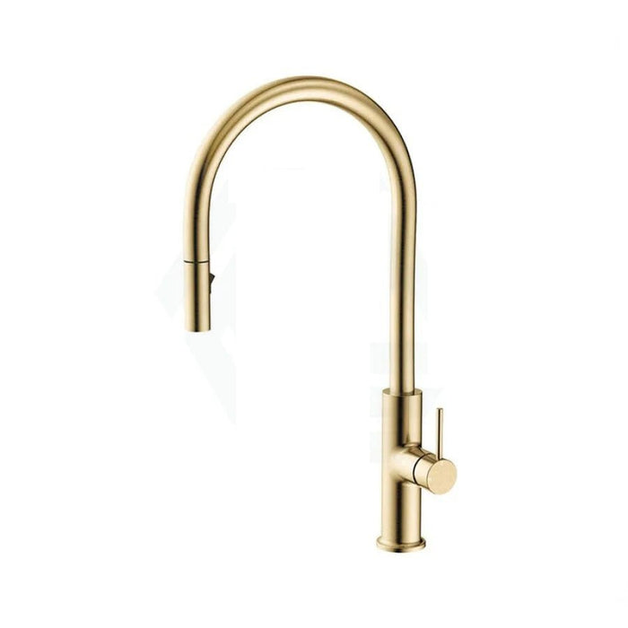 AMZ Kaya Pull Out Kitchen Swivel Mixer Multi Colour Gooseneck Sink Mixer (Gold/Gun Metal Grey) - Amazingooh Wholesale