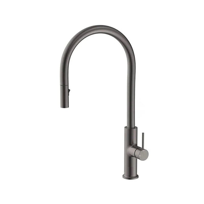 AMZ Kaya Pull Out Kitchen Swivel Mixer Multi Colour Gooseneck Sink Mixer (Gold/Gun Metal Grey) - Amazingooh Wholesale