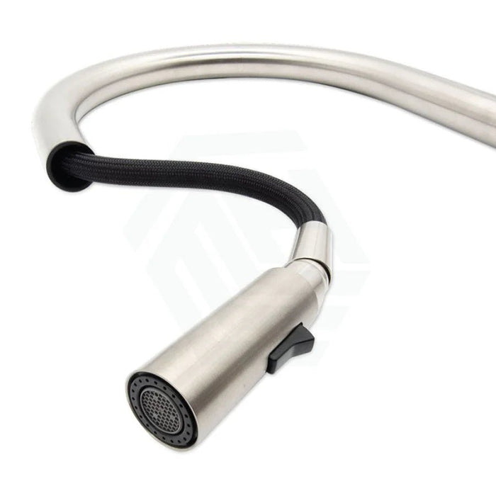 AMZ Kaya Pull Out Kitchen Swivel Mixer Multi Colour Gooseneck Sink Mixer (Gold/Gun Metal Grey) - Amazingooh Wholesale