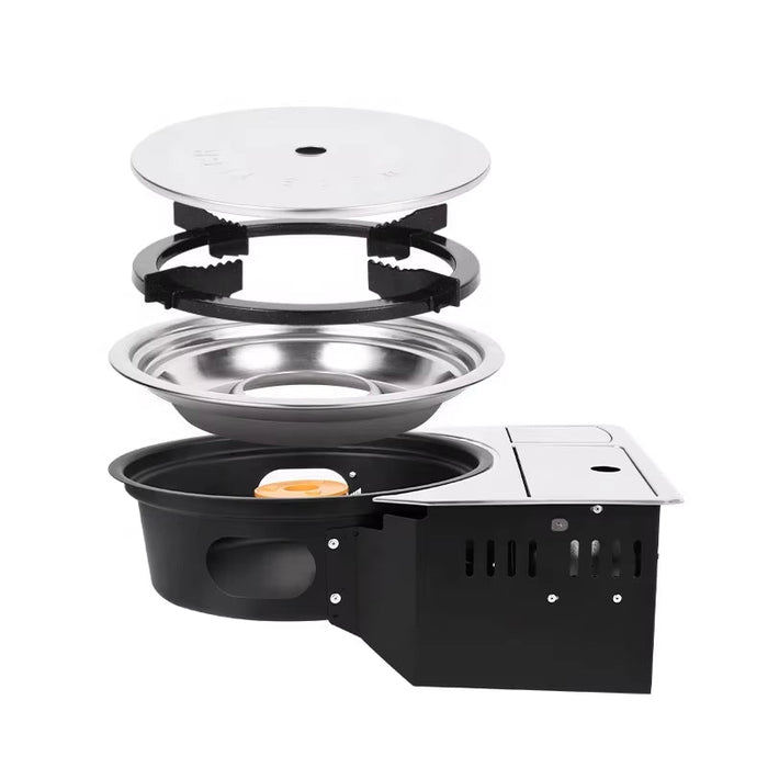 AMZ Korean Portable Gas BBQ Stove Grill Plate Burner Butane Camping Gas Cooker - Amazingooh Wholesale