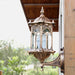 Antique Exterior Wall Light Fixture Aluminum Glass Lantern Outdoor Garden Lamp - Amazingooh Wholesale