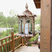 Antique Exterior Wall Light Fixture Aluminum Glass Lantern Outdoor Garden Lamp - Amazingooh Wholesale