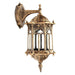 Antique Exterior Wall Light Fixture Aluminum Glass Lantern Outdoor Garden Lamp - Amazingooh Wholesale
