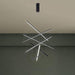 BAMDECOR 100cm Adjustable Pendant Light for Double - Storey Villa Commercial Use with Soft Light and Eye Protection Black Aluminum & Silicone - Amazingooh Wholesale