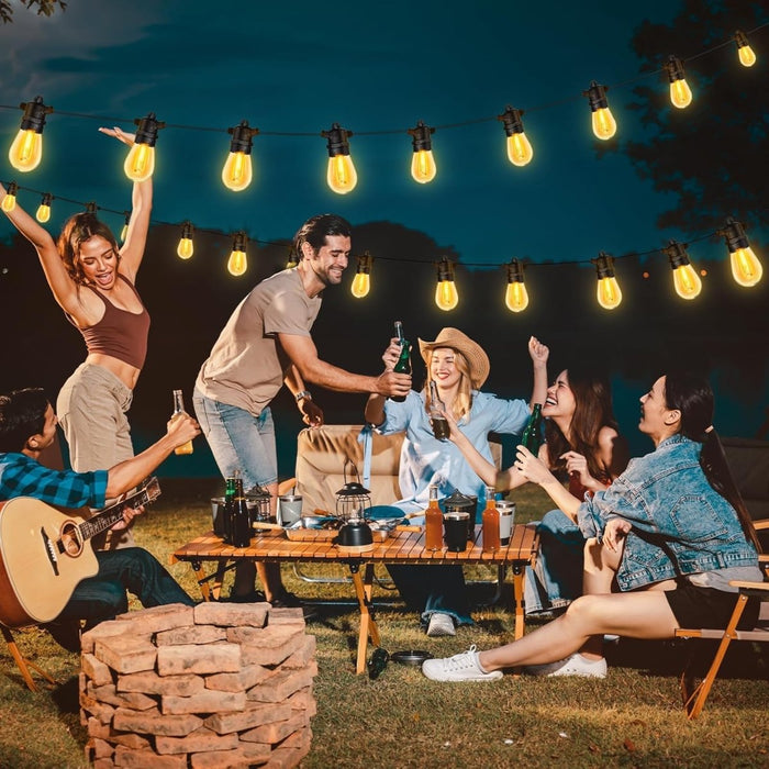BAMDECOR 10M Festoon Lights Outdoor LED Outdoor Lights, Christmas String Lights, IP65 Waterproof and Shatterproof Fairy Lights for Garden, Party, Camping(S14) - Amazingooh Wholesale