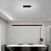 BAMDECOR 1.2M Modern Minimalist Trapezoid Pendant Light Adjustable LED Bar Light for Dining Room and Kitchen - Black - Amazingooh Wholesale