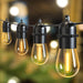 BAMDECOR 15M Plug In Festoon Lights Outdoor, 2700K Warm White Solar Powered String Lights, Festoon Light for Patio Backyard Balcony Gazebo Party Carport - Amazingooh Wholesale