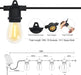 BAMDECOR 15M Solar Festoon Lights Outdoor, 2700K Warm White Solar Powered String Lights withBattery, Festoon Light for Patio Backyard Balcony Gazebo Party Carport - Amazingooh Wholesale