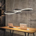 BAMDECOR A022 Modern Designer Infinity LED Chandelier Island Ceiling Pendant Light (120/150cm Black) - Amazingooh Wholesale