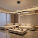 BAMDECOR A022 Modern Designer Infinity LED Chandelier Island Ceiling Pendant Light (120/150cm Black) - Amazingooh Wholesale