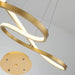BAMDECOR A022 Modern Designer Infinity LED Chandelier Island Ceiling Pendant Light (120/150cm-Gold) - Amazingooh Wholesale