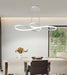 BAMDECOR A022 Modern Designer Infinity LED Chandelier Island Ceiling Pendant Light (120/150cm-Silver) - Amazingooh Wholesale