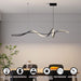 BAMDECOR A036 Modern LED Linear Pendant Lights with Dimmable LED and Adjustable Hanging Length 120cm - Black - Amazingooh Wholesale