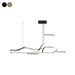 BAMDECOR A036 Modern LED Linear Pendant Lights with Dimmable LED and Adjustable Hanging Length 160cm - Black - Amazingooh Wholesale