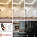BAMDECOR A18801/8 Nordic Home Decor Dining Room Pendant lamp lights Ceiling Lamp Hanging Light (8 Rings - Gold) - Amazingooh Wholesale